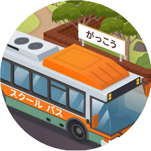 Bus Circle Japanese